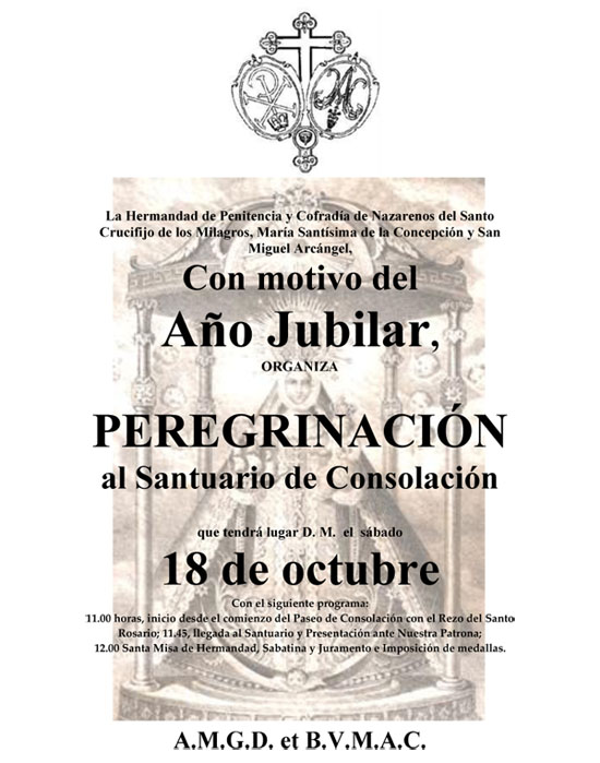 jubileo consolacion cartel