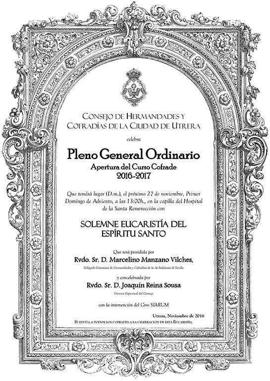 APERTURA CURSO COFRADE